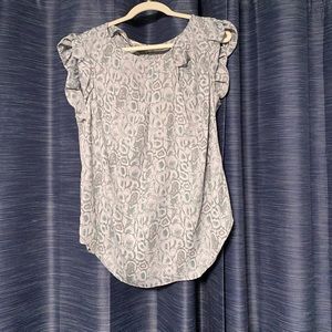 Snake print blouse XL